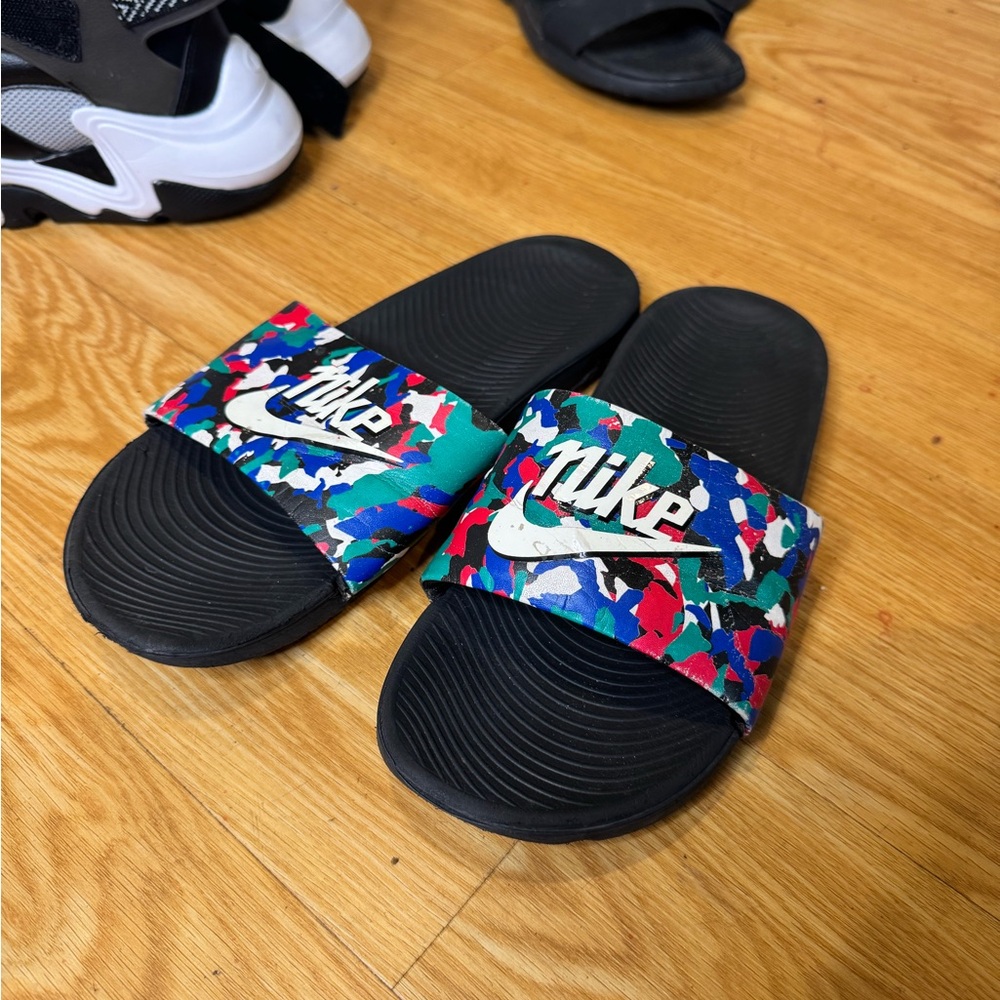 Nike Kids Colorful Slide Sandals